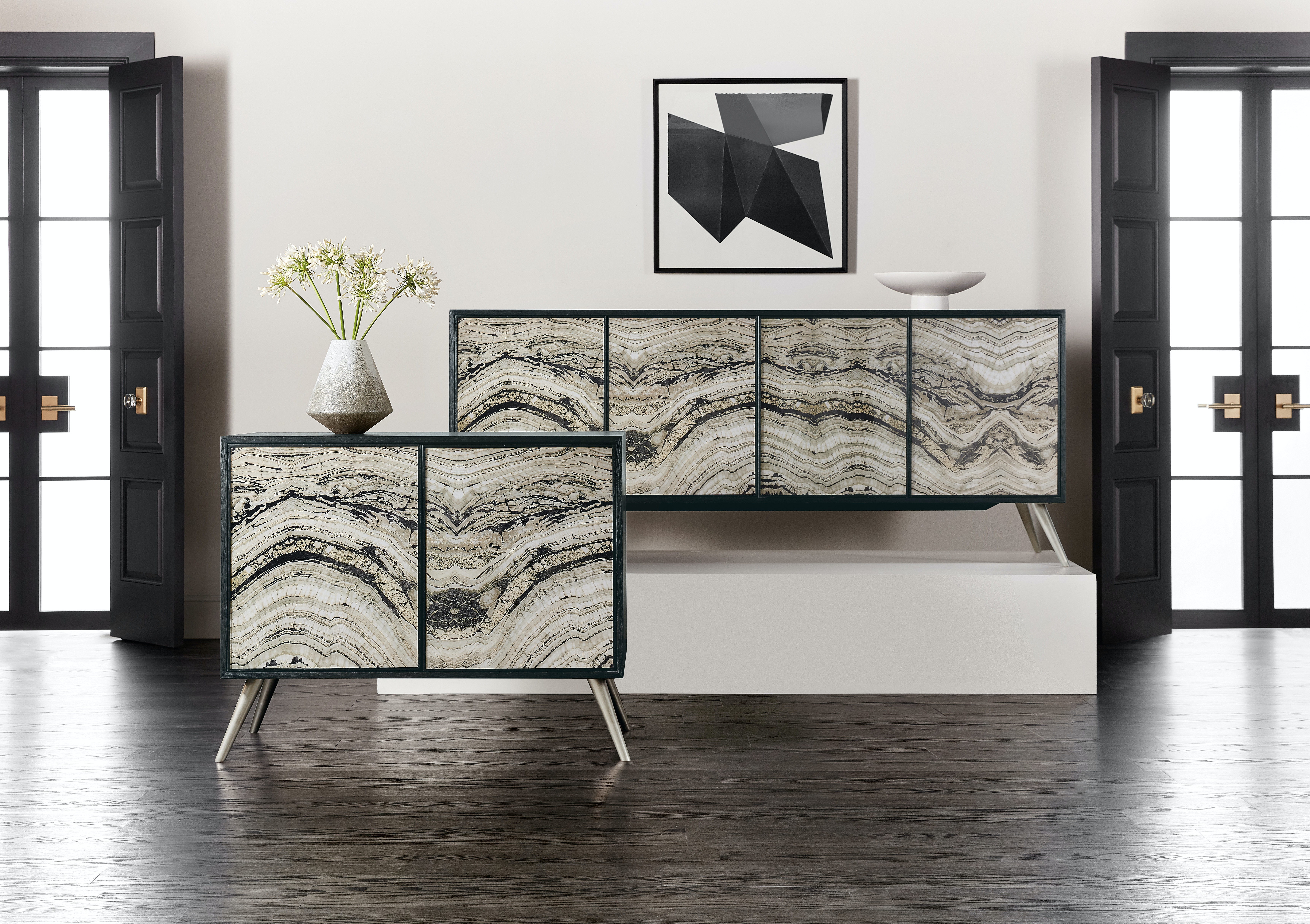 Буфет Melange Rockee Four Door Credenza