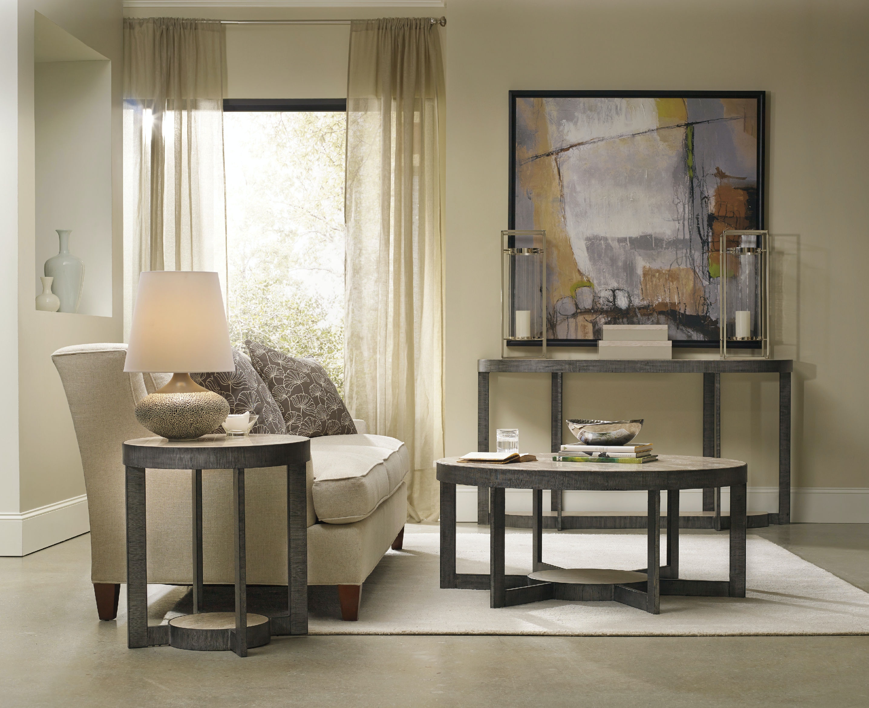 Стол придиванный Mill Valley Round End Table