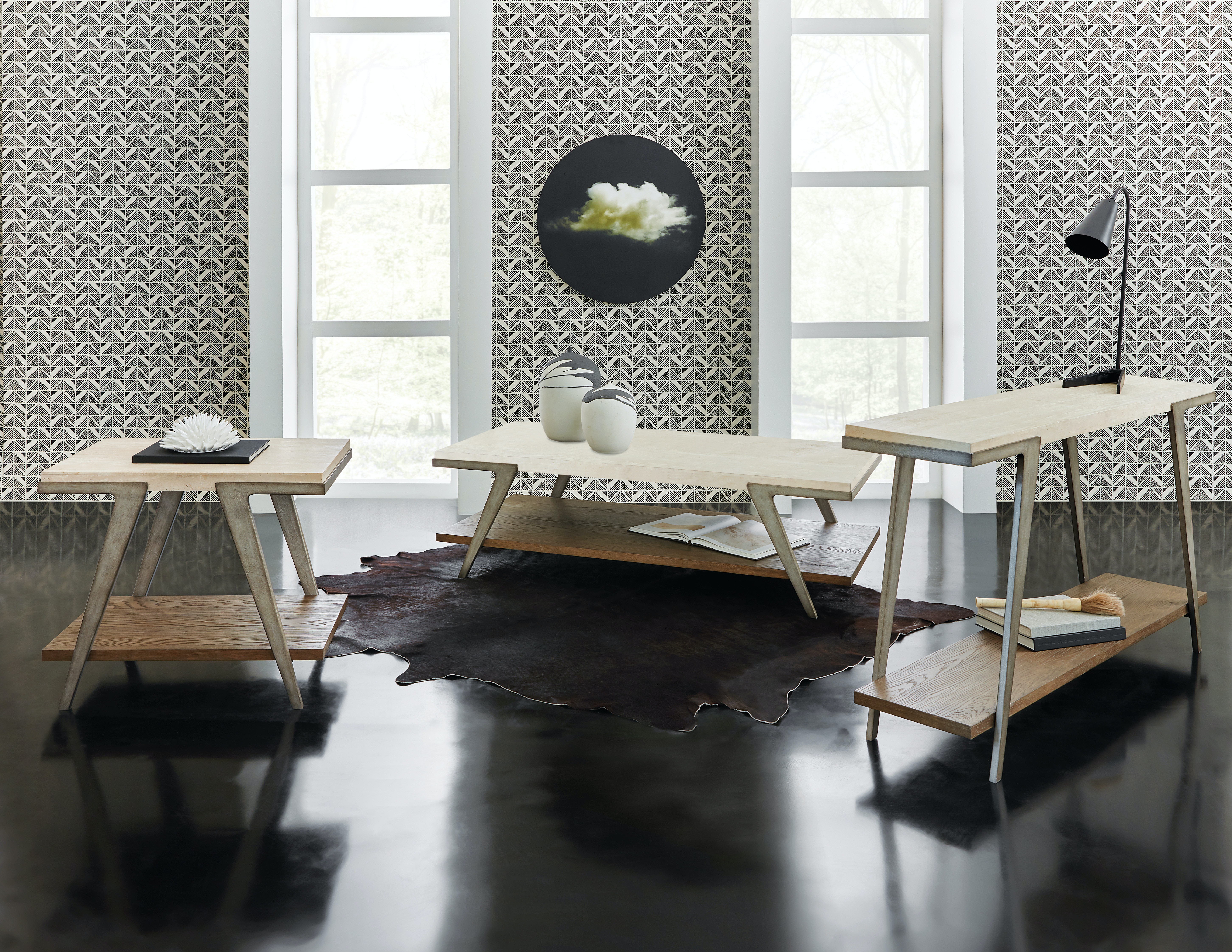 Столик придиванный Commerce and Market Boomerang Side Table