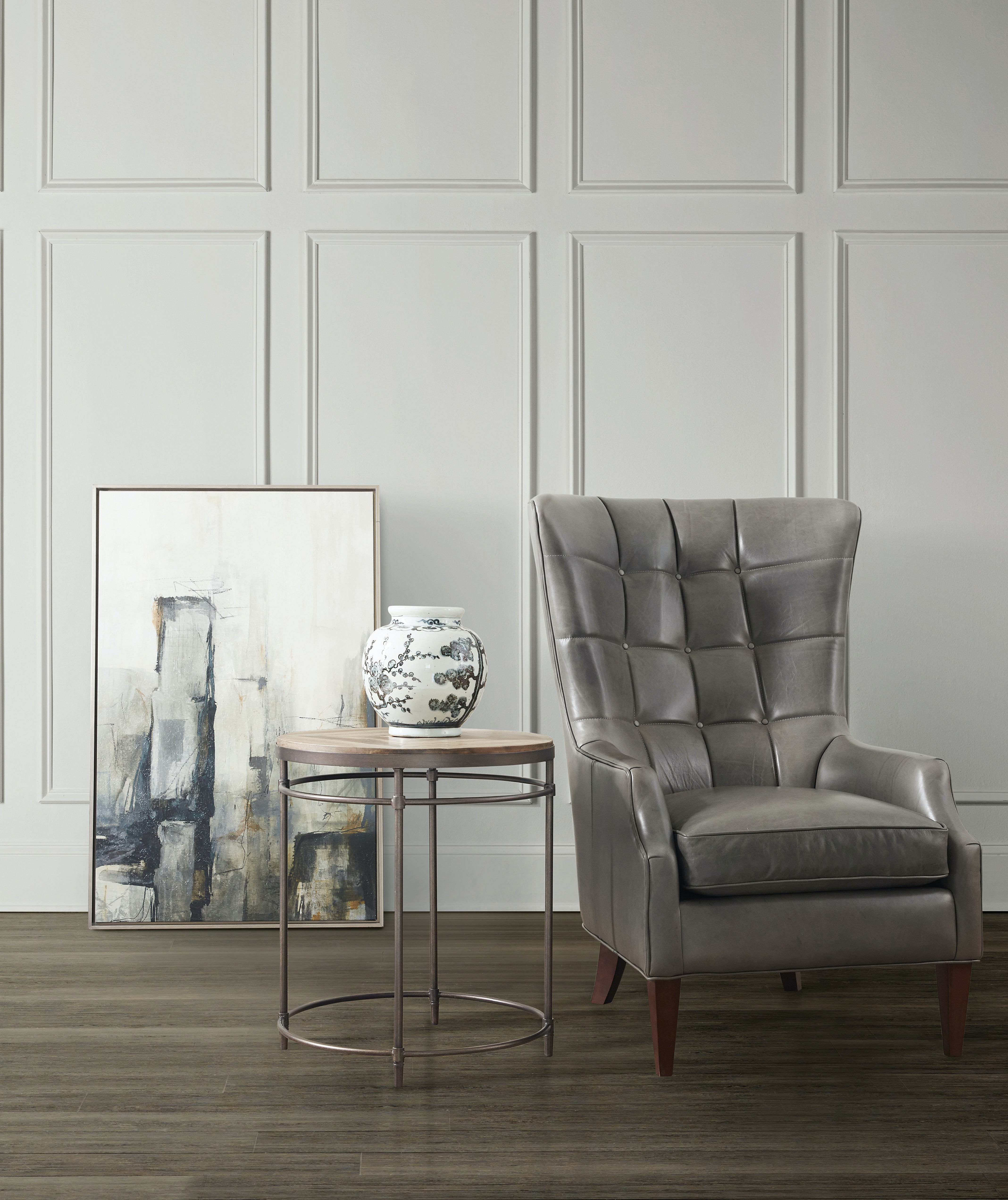 Столик придиванный Commerce and Market St. Armand Round End Table