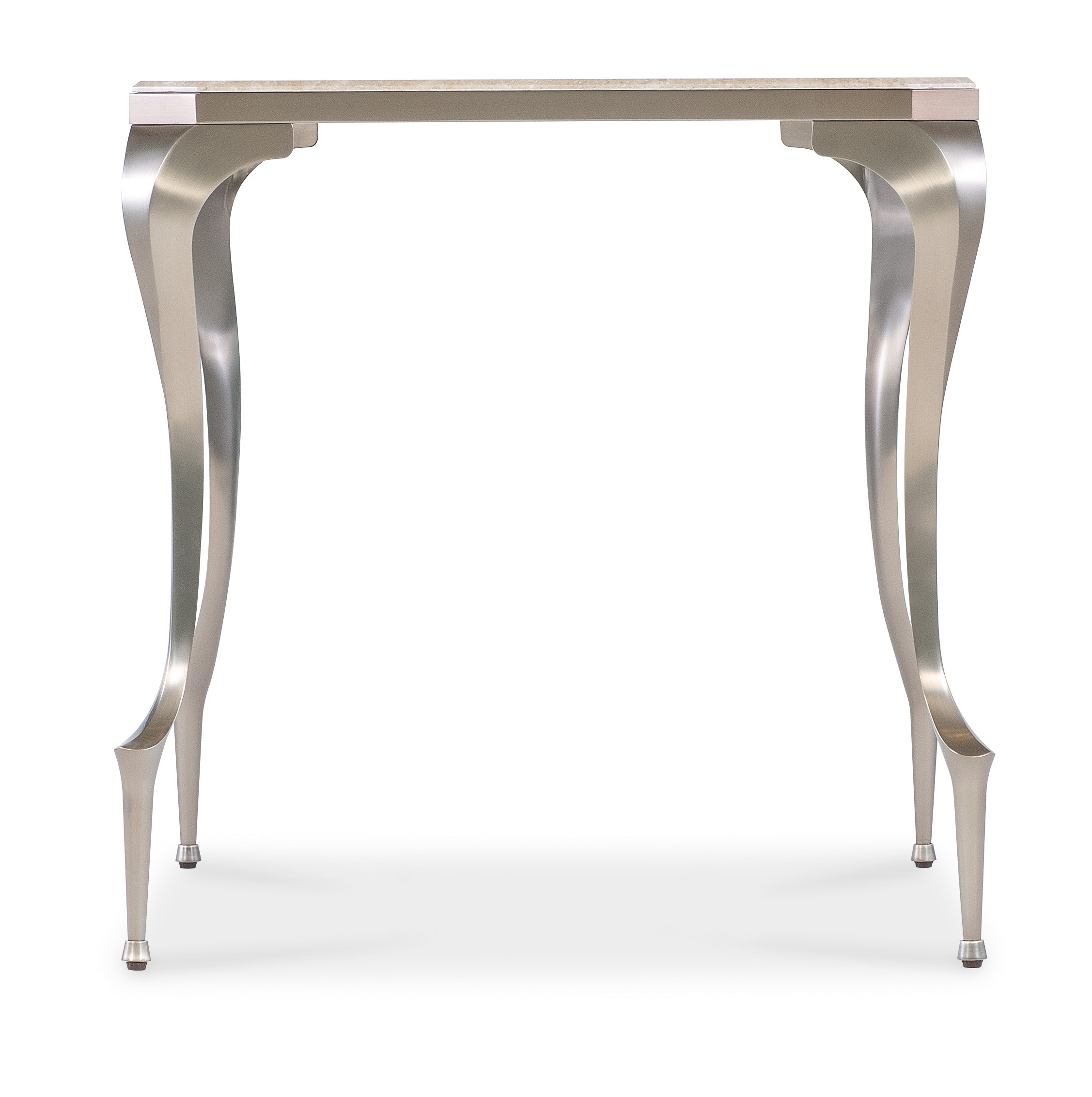 Столик придиванный Bella Donna Rectangle Stone Top End Table
