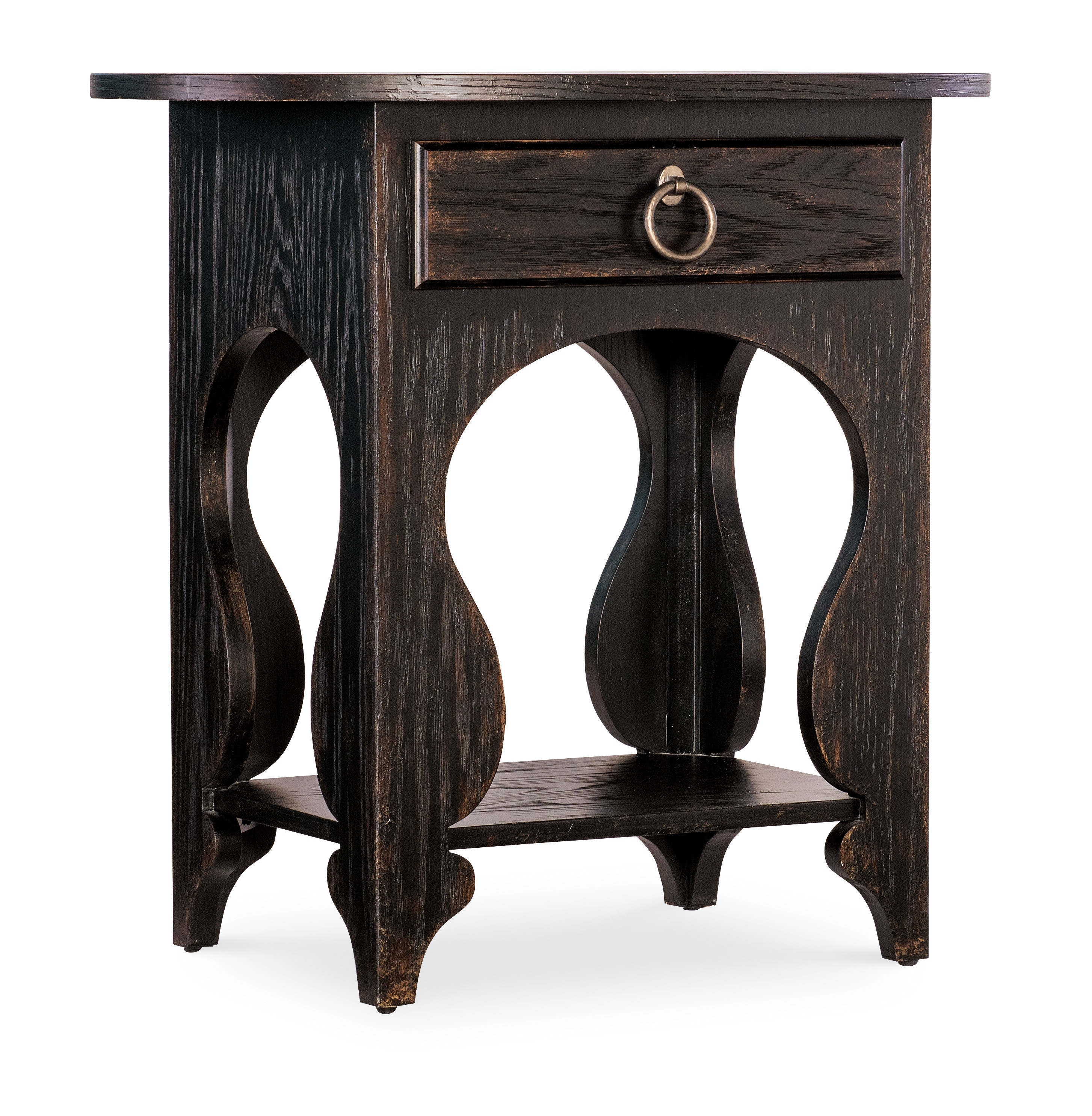 Тумба прикроватная Americana One-Drawer Oval Nightstand