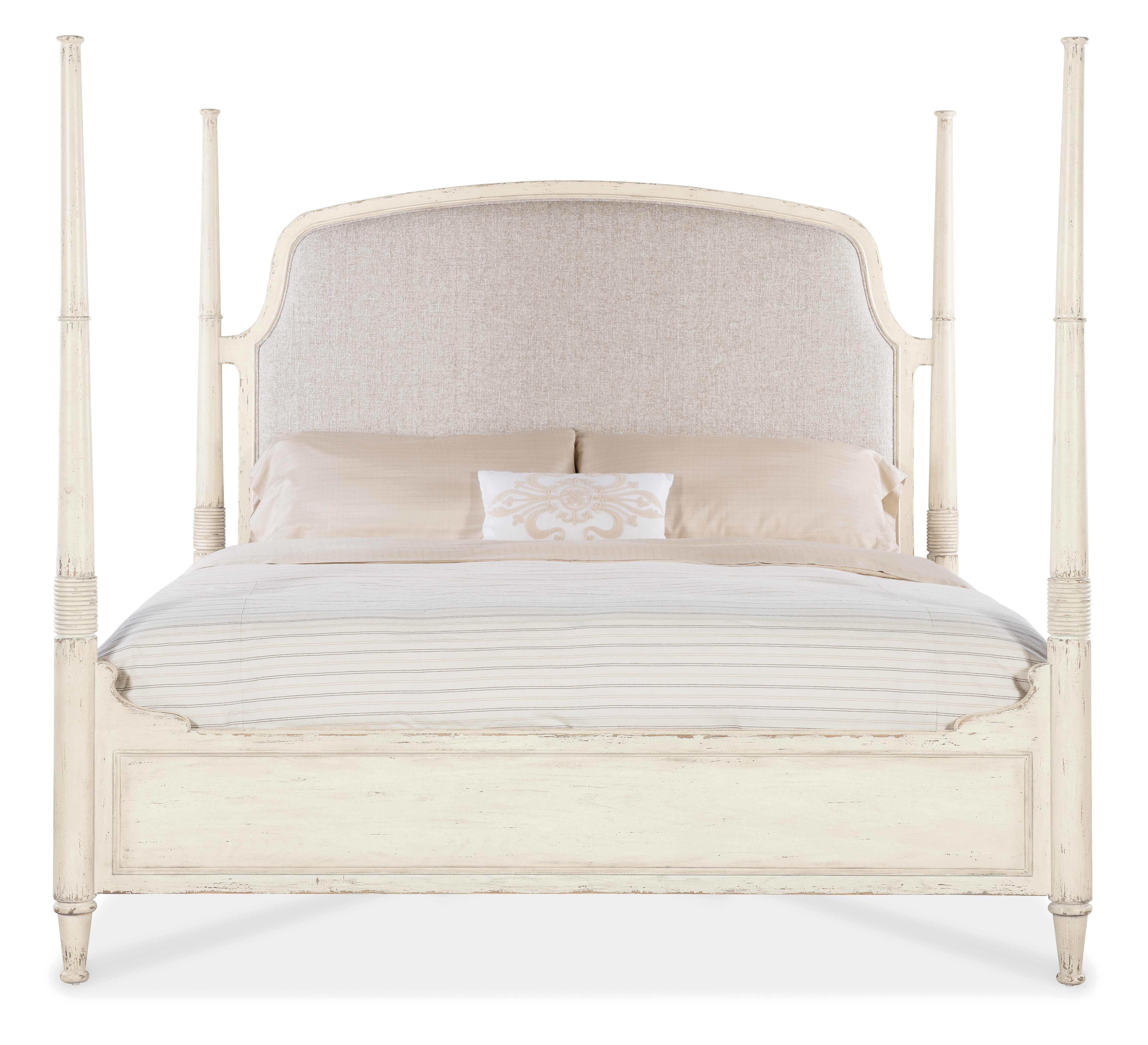 Кровать Americana Queen Upholstered Poster Bed