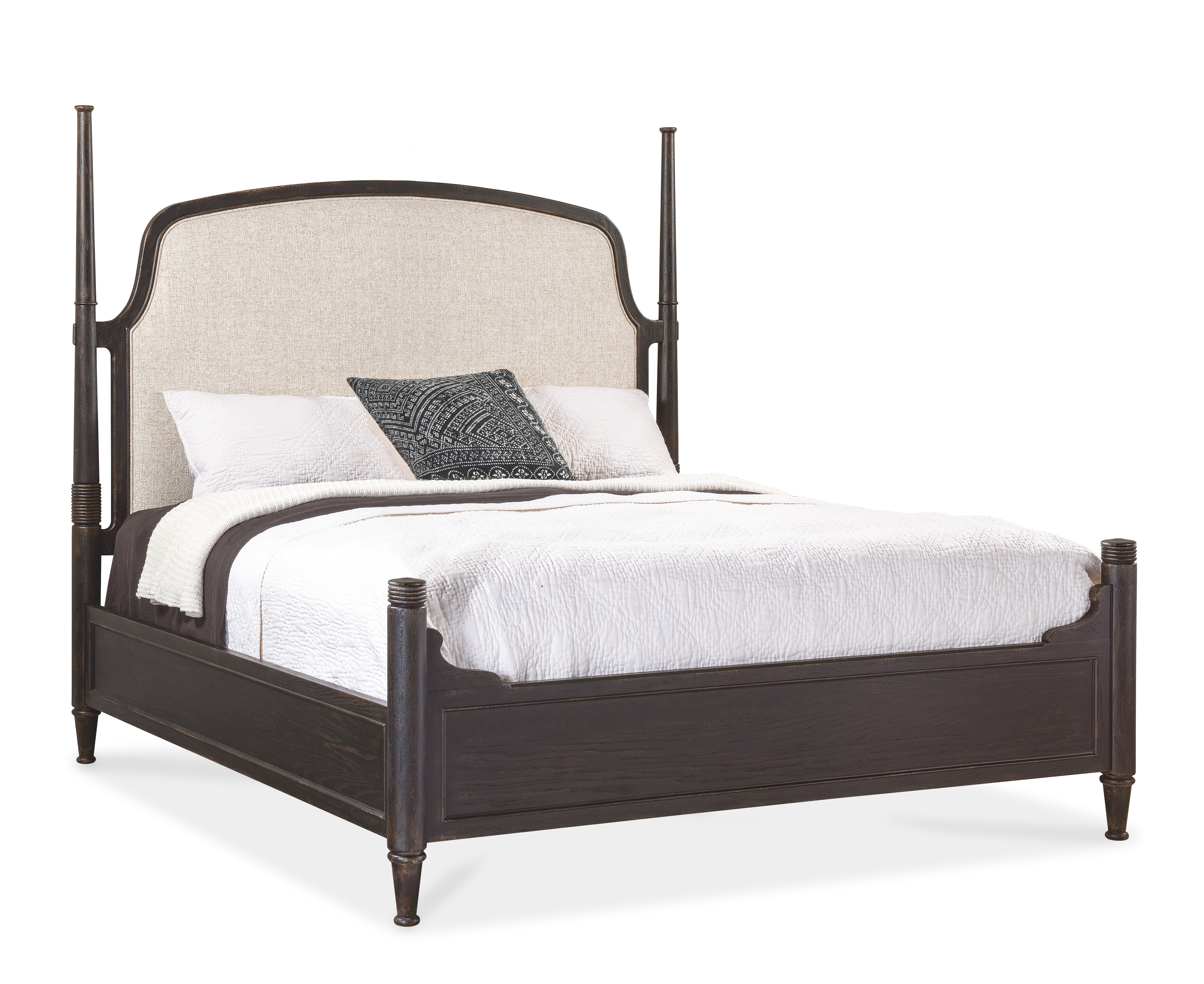 Кровать Americana King Upholstered Poster Bed