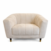 Кресло из нубука LEONARDO