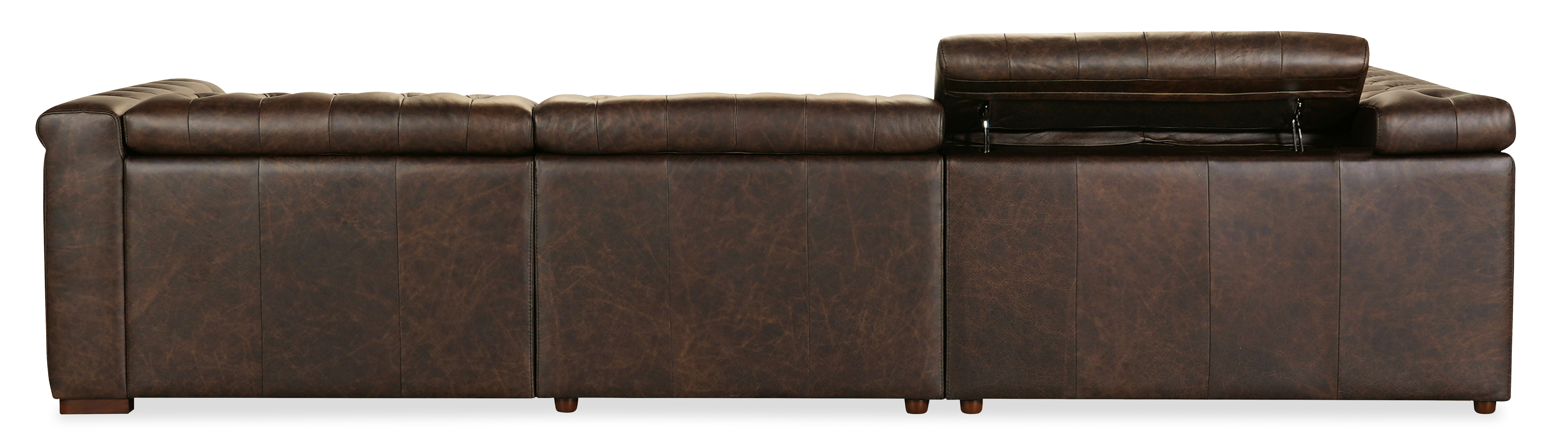 Диван модульный реклайнер Savion Deux 5 Seat Sectional with Three Power Recliners and Six Power Headrests