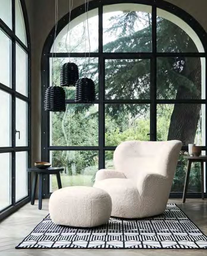 Кресло + пуфик BARON