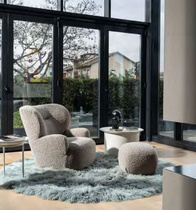 Кресло + пуфик BARON