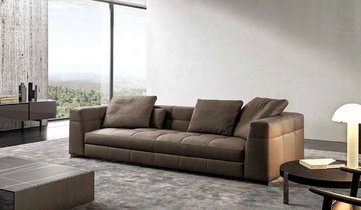 Диван кожаный REVOLVER