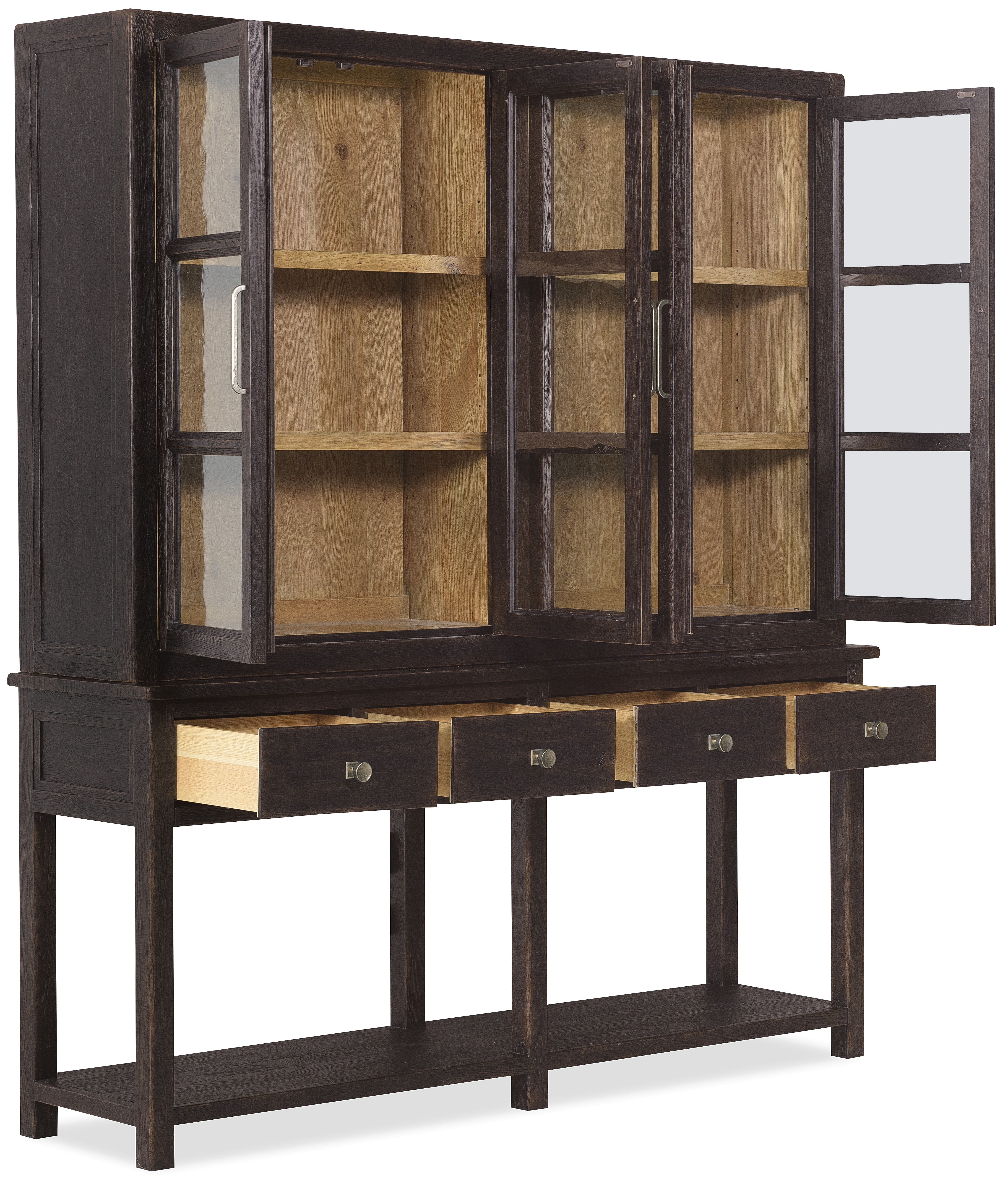 Витрина Driftwood, темное дерево