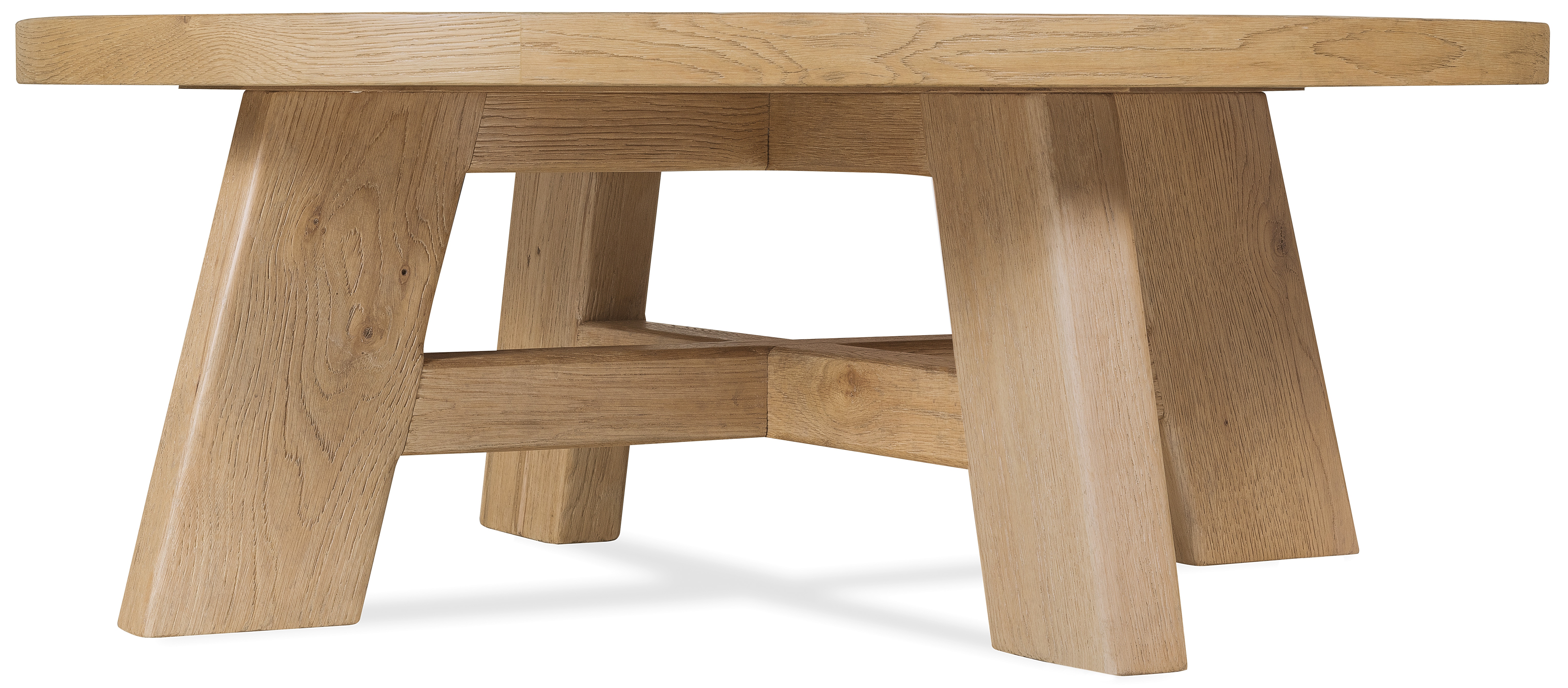 Стол журнальный круглый Driftwood, светлое дерево