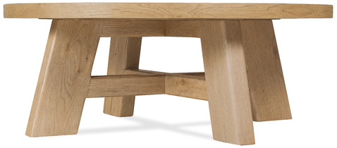 Стол журнальный круглый Driftwood, светлое дерево