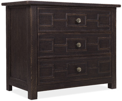 Комод Driftwood, три ящика, темное дерево