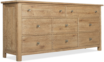 Комод Driftwood, 8 ящиков, светлое дерево