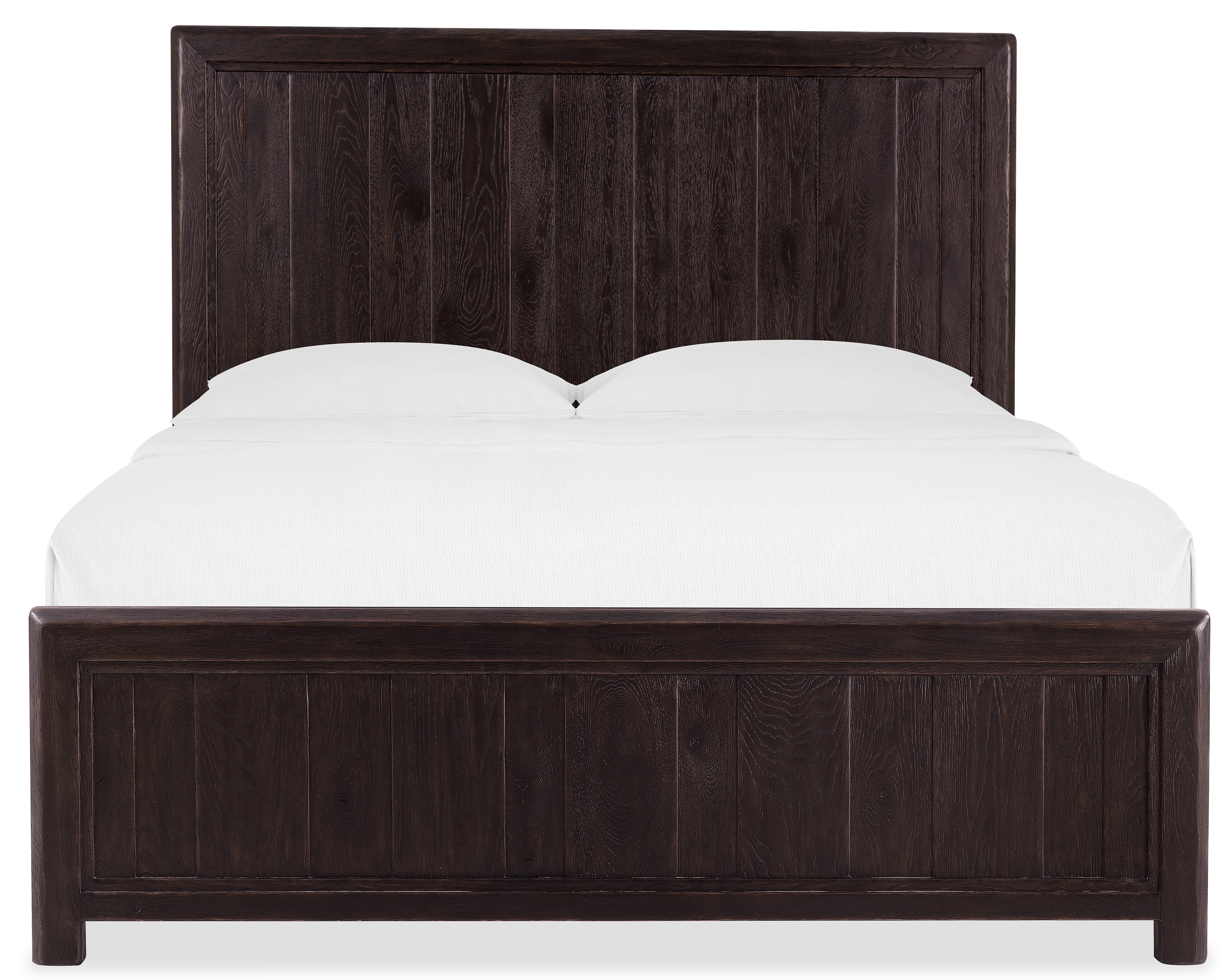 Кровать Driftwood King Panel Bed, темное дерево
