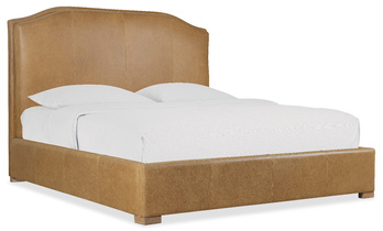 Кровать Driftwood California King Upholstered Bed, кожа