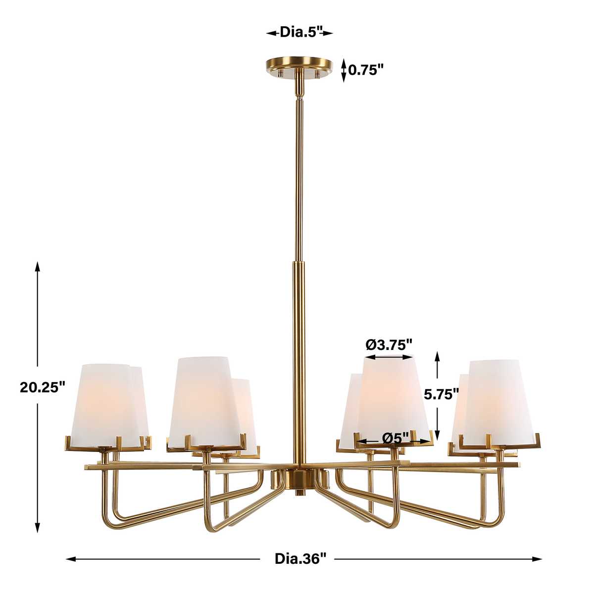 Люстра Lassen, 8 Lt Chandelier