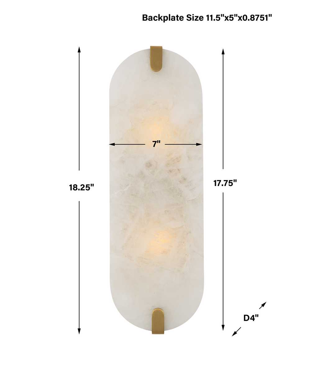 Бра Lustrous, 2 Lt Sconce - Crystal