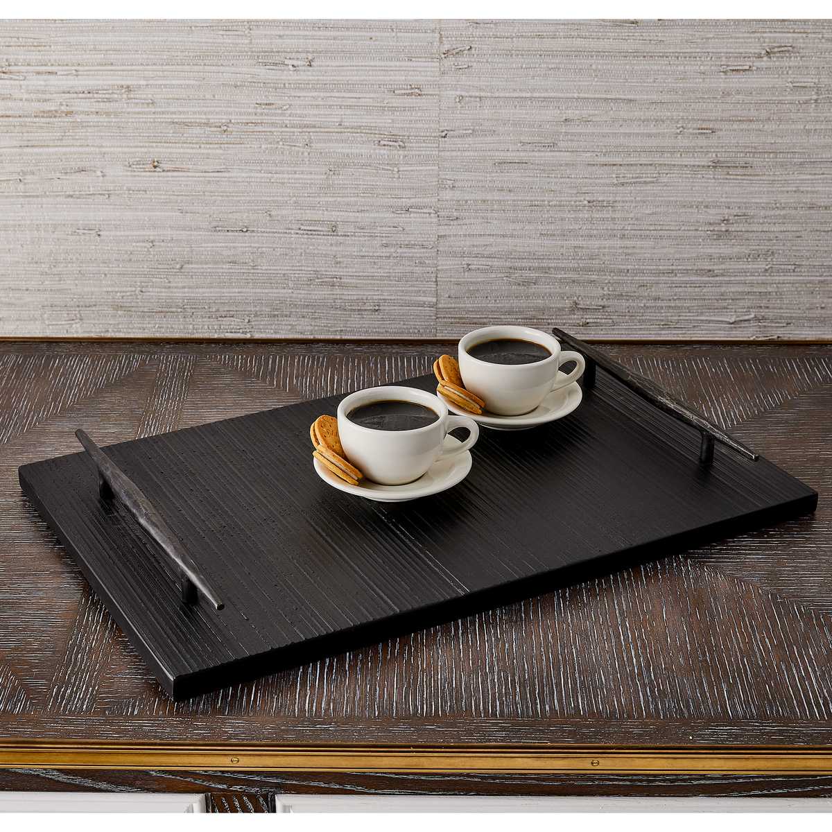 Поднос Get a Grip Tray - Black Marble