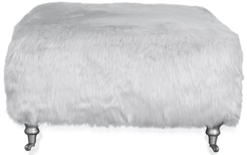 Пуф меховой LORRAINE