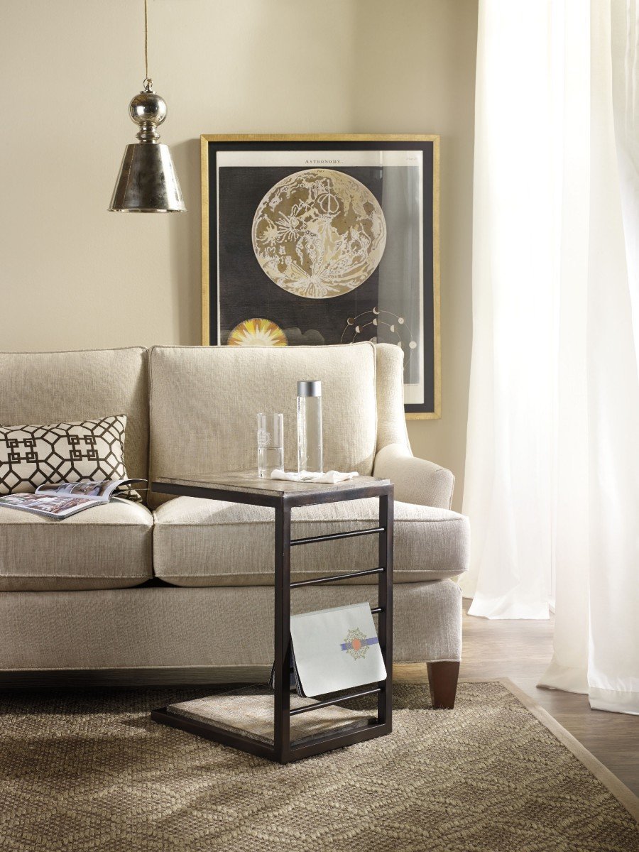 Столик-подставка с деревянной столешницей