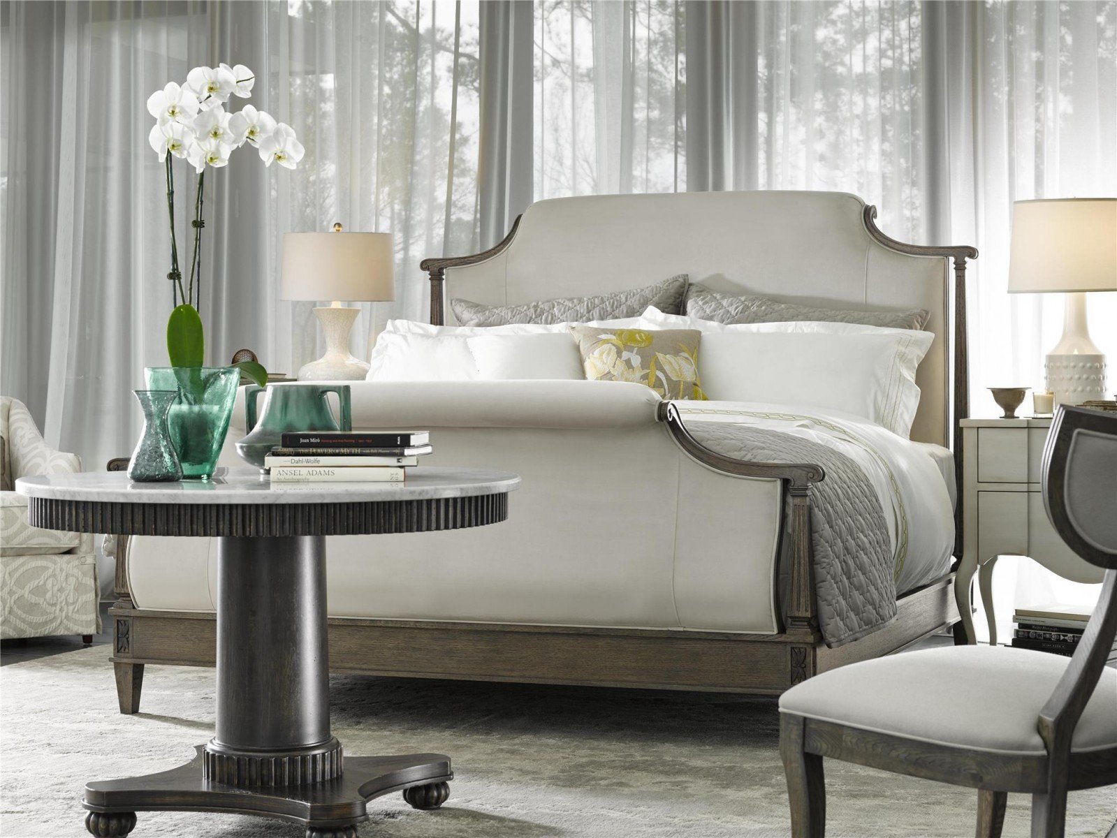 Кровать с мягкой спинкой BRENTWOOD