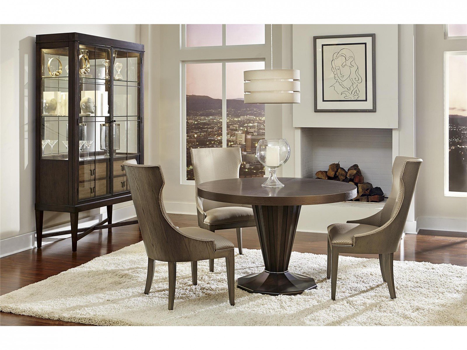 Стол круглый Textures