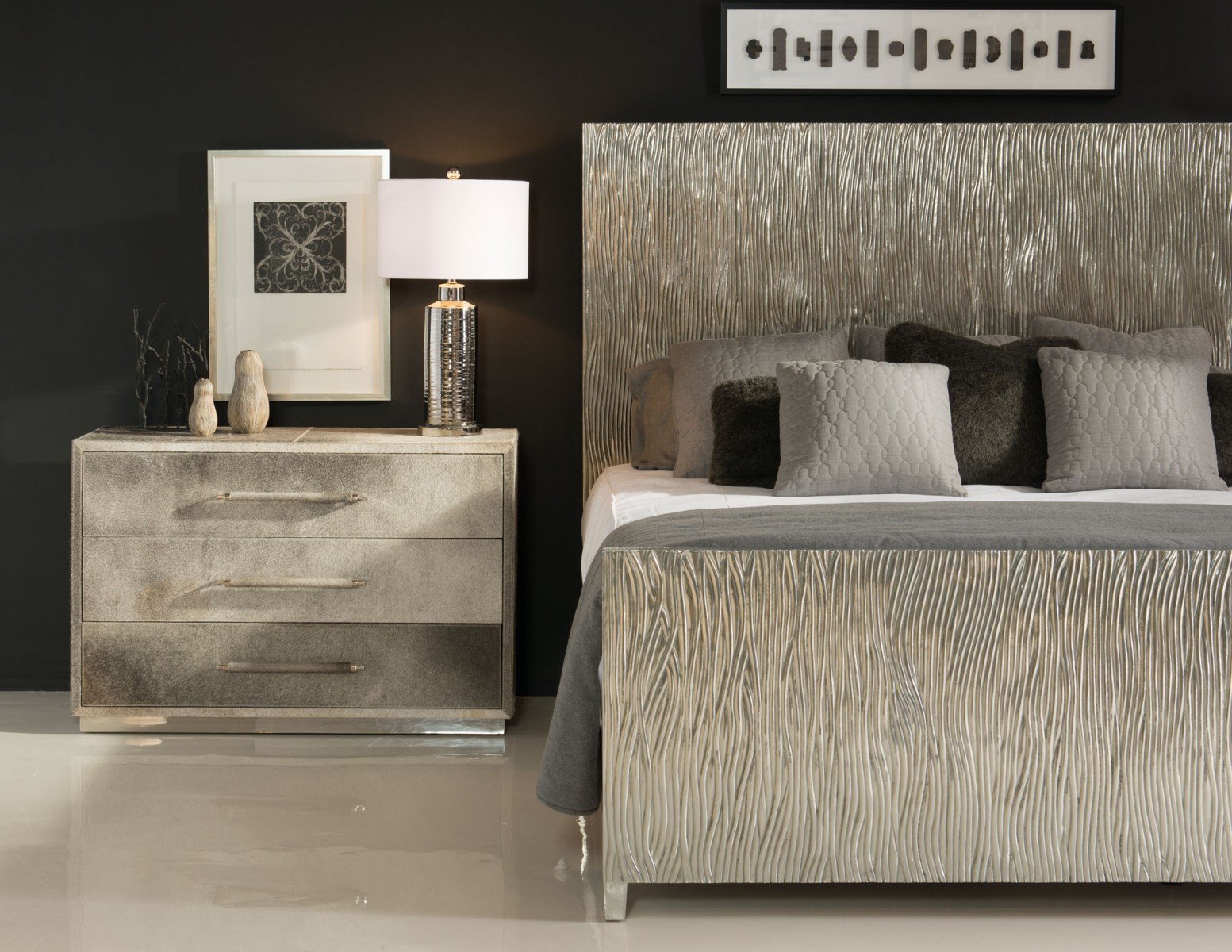 Кровать Aragon Metal Wrapped, Bernhardt