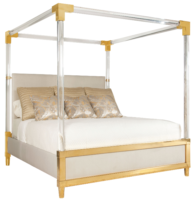Кровать Aiden Acrylic канопе, Bernhardt