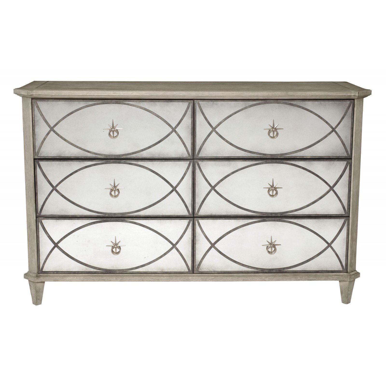 Комод 6 ящ.зеркальный Marquesa