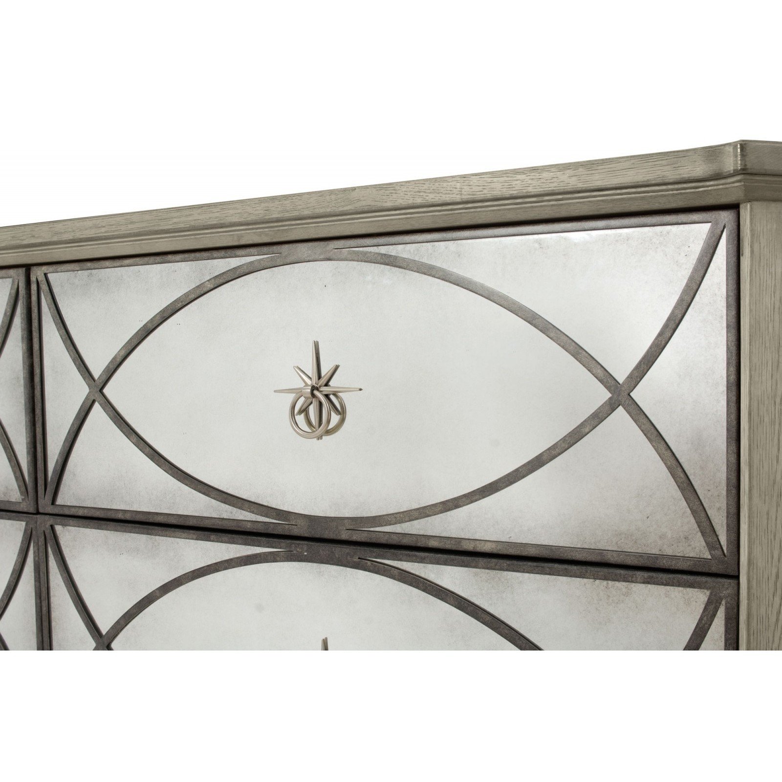 Комод 6 ящ.зеркальный Marquesa