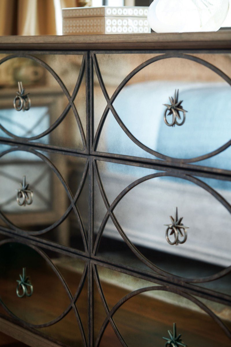 Комод 6 ящ.зеркальный Marquesa