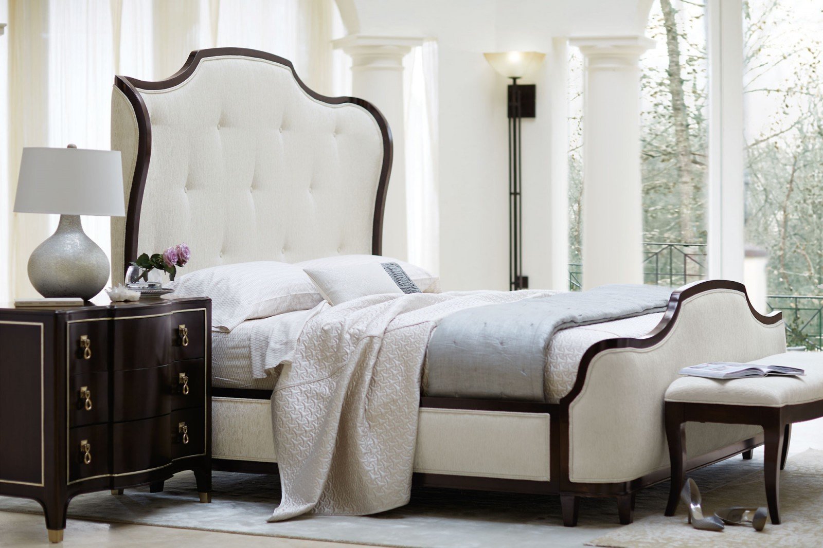 Прикроватная тумба (фасад волной) Marquesa