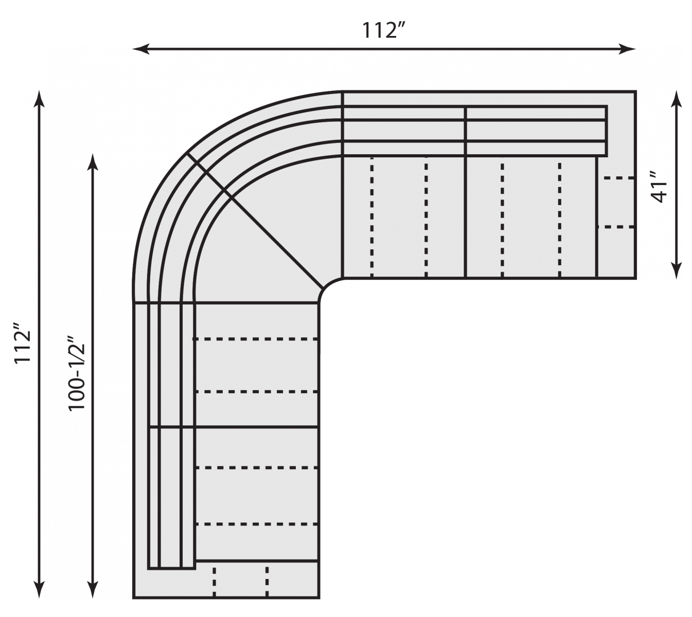 Угловой диван Van Gogh (кожаный)