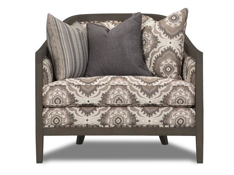 Кресло акцентное Colbie черное дерево