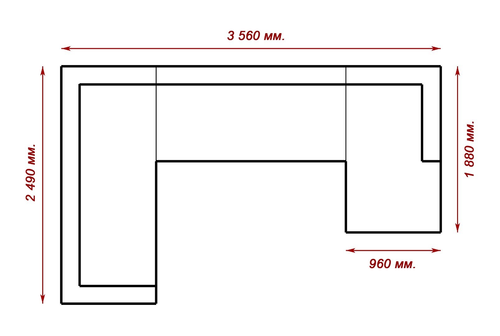 Диван секционный DANIELE