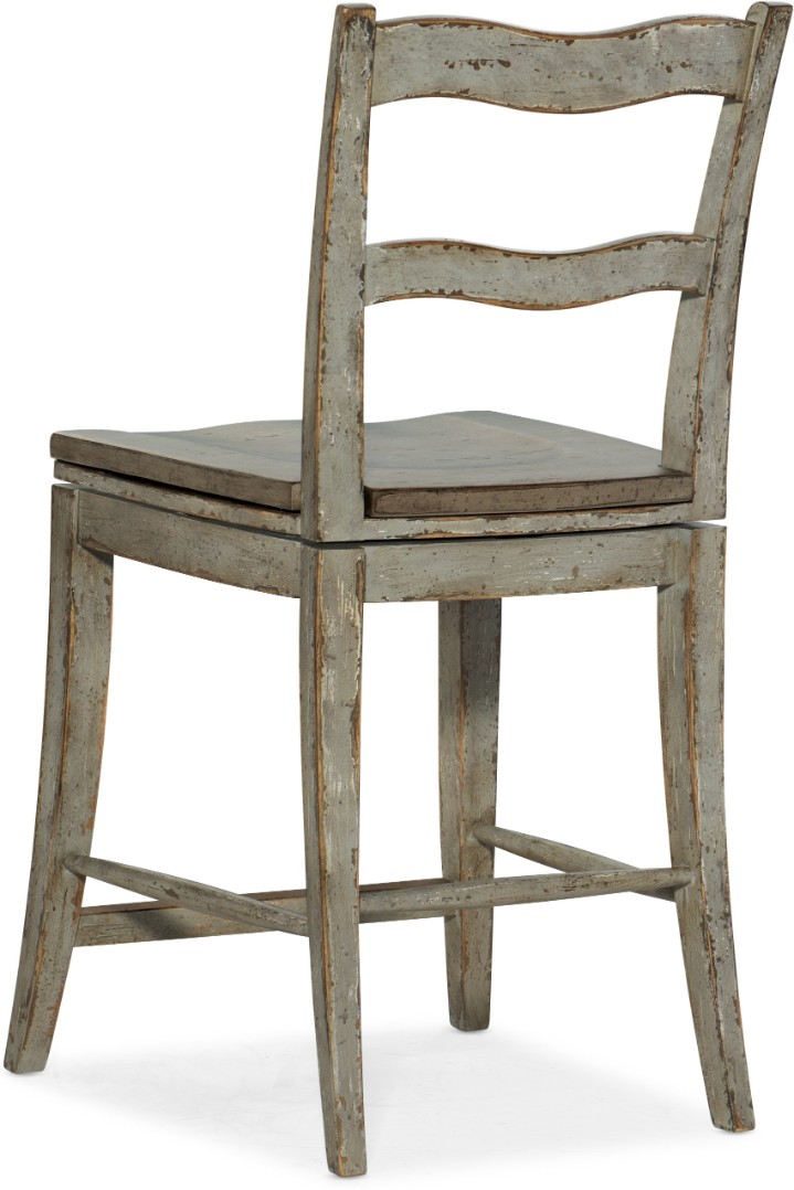 Стул Alfresco La Riva Ladder Back Swivel Counter Stool