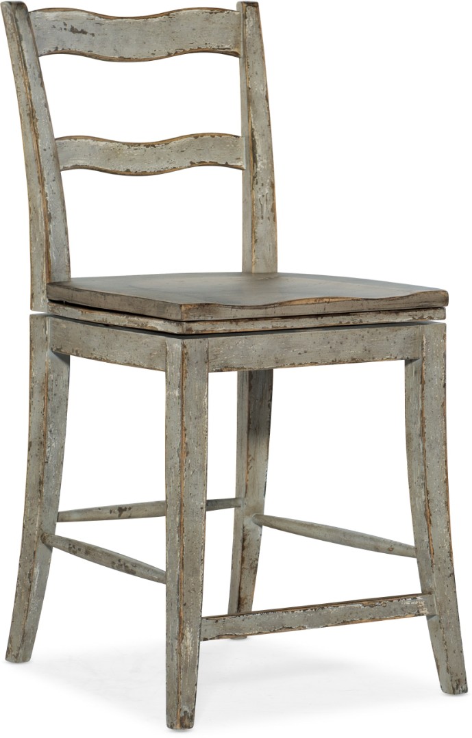 Стул Alfresco La Riva Ladder Back Swivel Counter Stool
