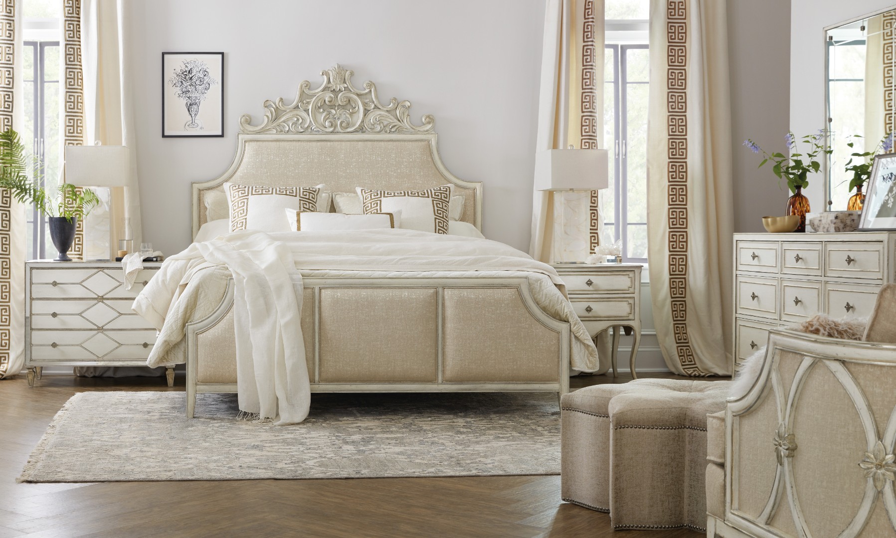 Кровать Sanctuary Anastasie Uph Queen Bed