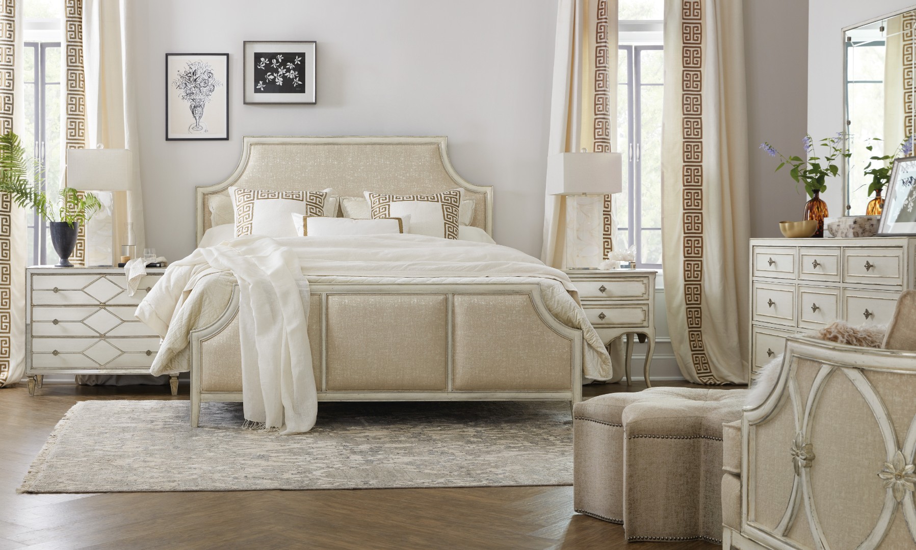 Кровать Sanctuary Anastasie Uph Queen Bed