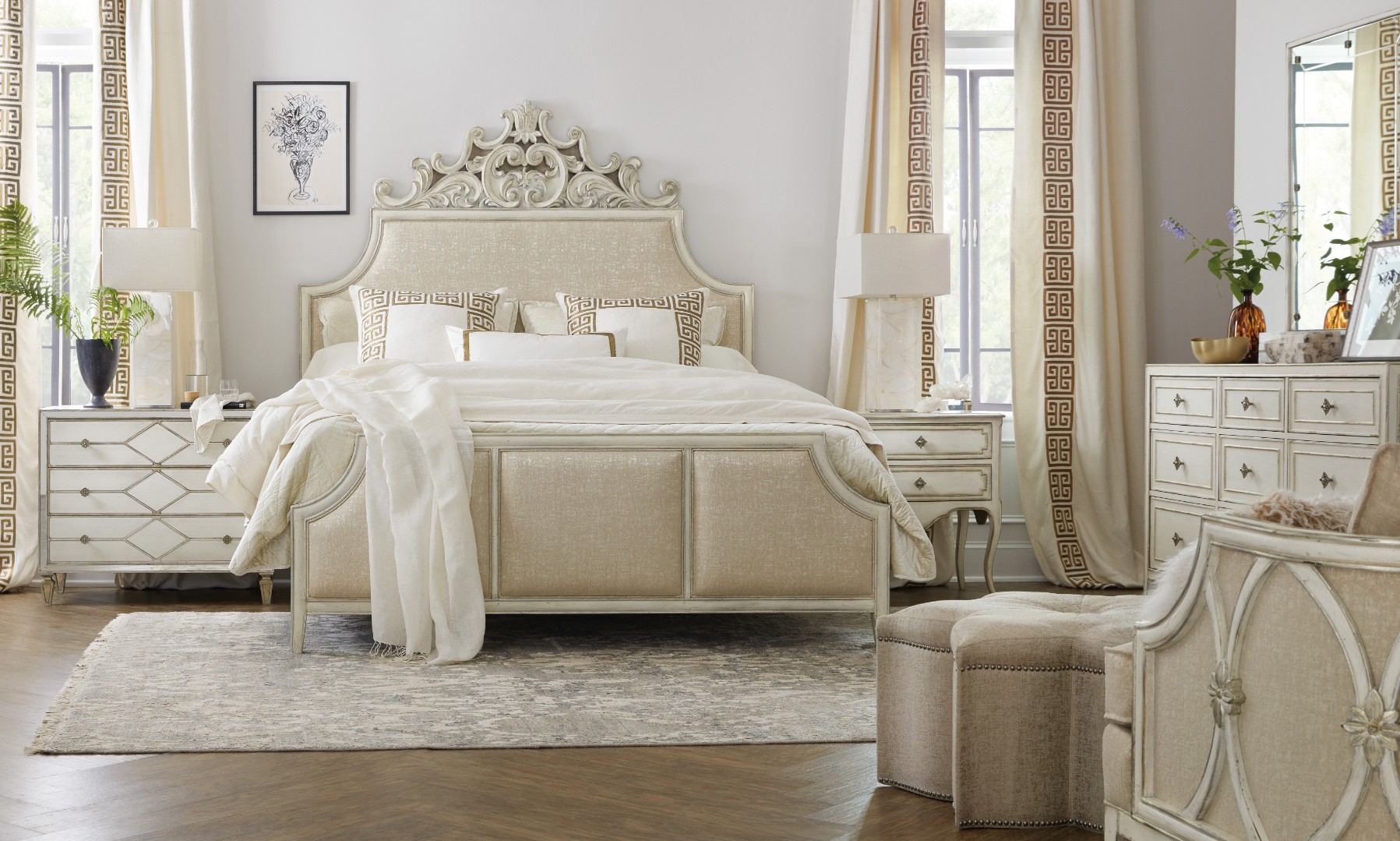 Кровать Sanctuary Anastasie Uph King Bed