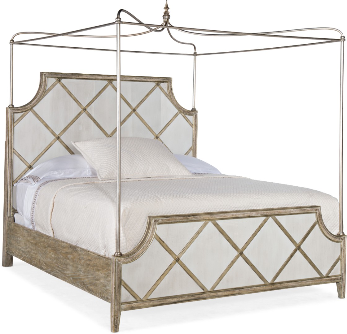 Кровать Sanctuary Diamont Canopy King Panel Bed