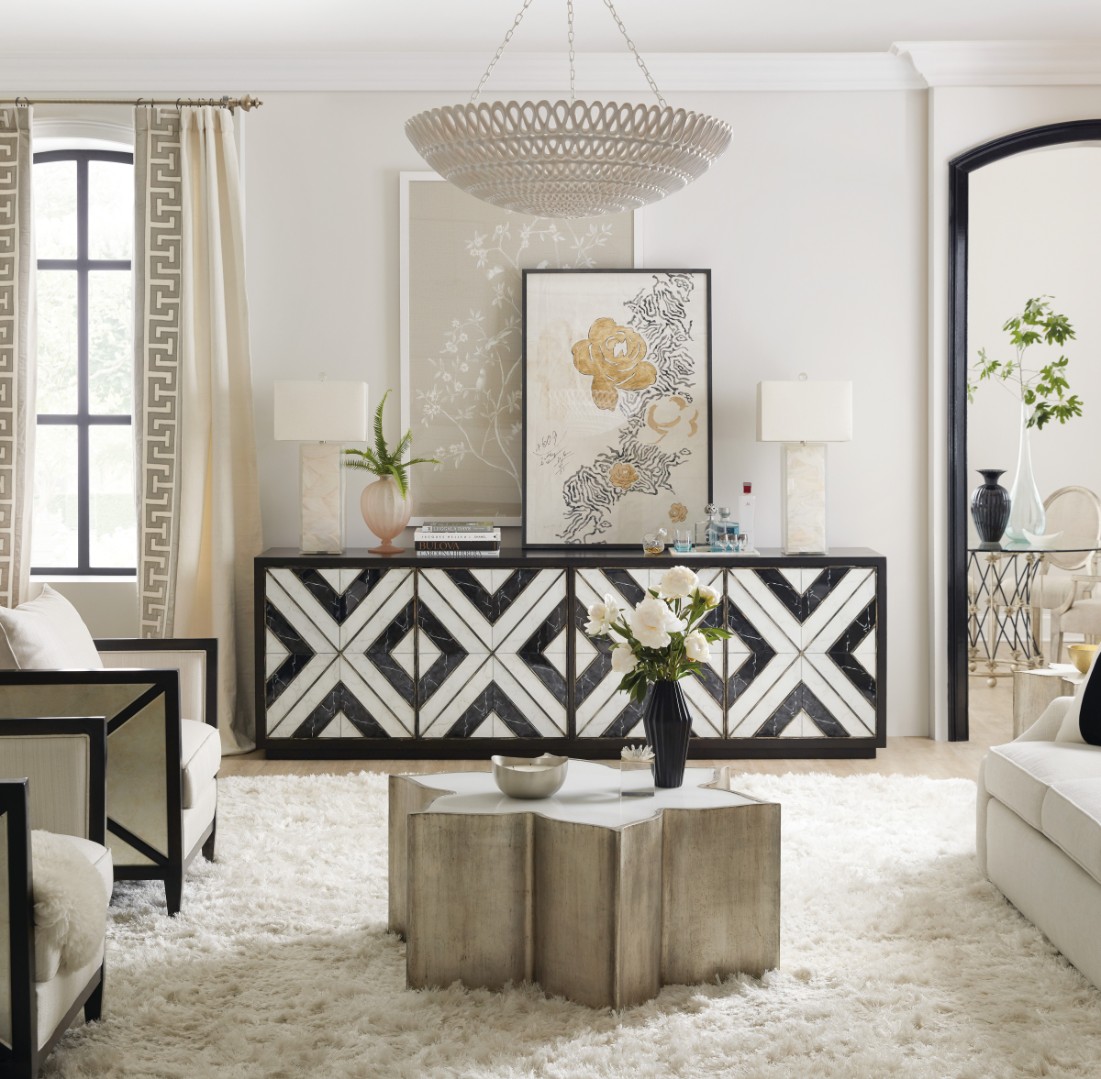 Тумба ТВ Sanctuary Grand Noir Et Blanc Entertainment Console