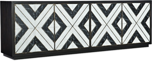 Тумба ТВ Sanctuary Grand Noir Et Blanc Entertainment Console