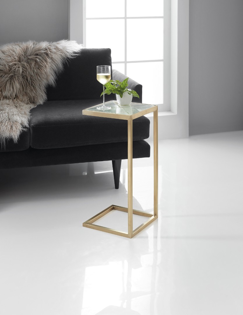 Стол придиванный Melange Holmes C-Shaped Accent Table