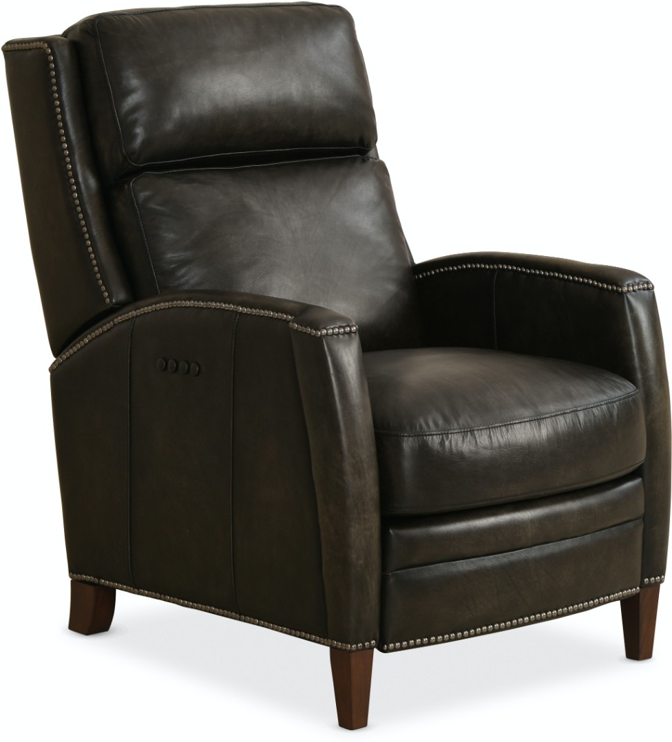 Кресло с реклайнером Declan Manual Push Back Recliner темно-коричневое