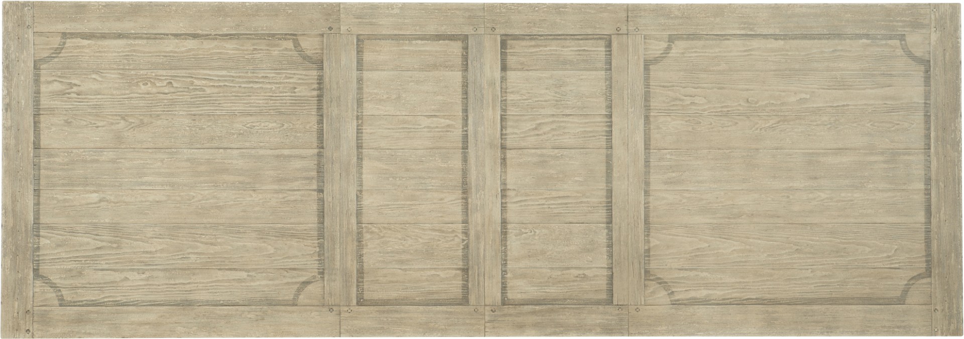 Стол обеденный Ciao Bella 84in Trestle Table w/ 2-18in Leaves-Flaky White/Black