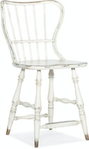 Стул полубарный Ciao Bella Spindle Back Counter Stool-White