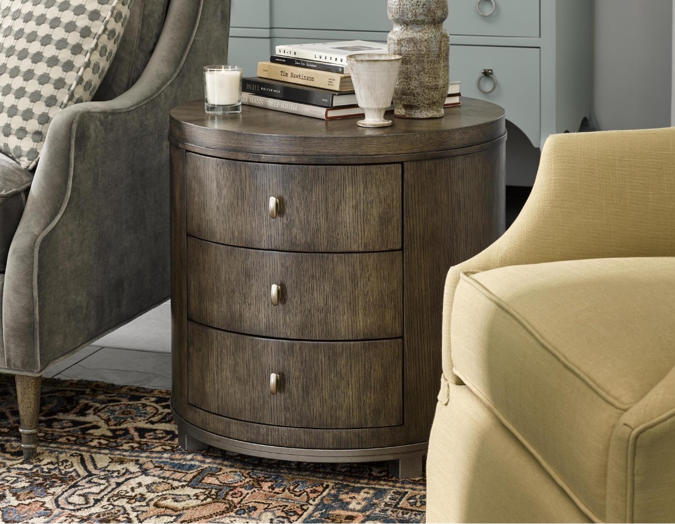 Стол придиванный CACHET BRYON DRUM TABLE