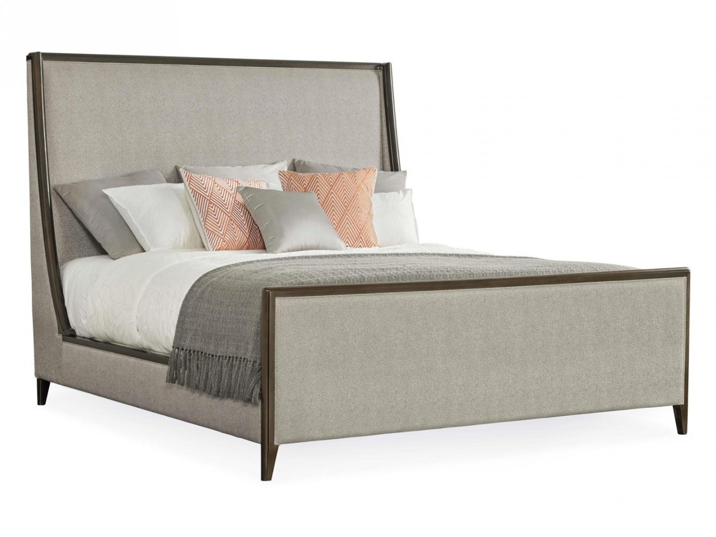 Кровать DECO L'ARC LEATHER KING UPHOLSTERED KING BED